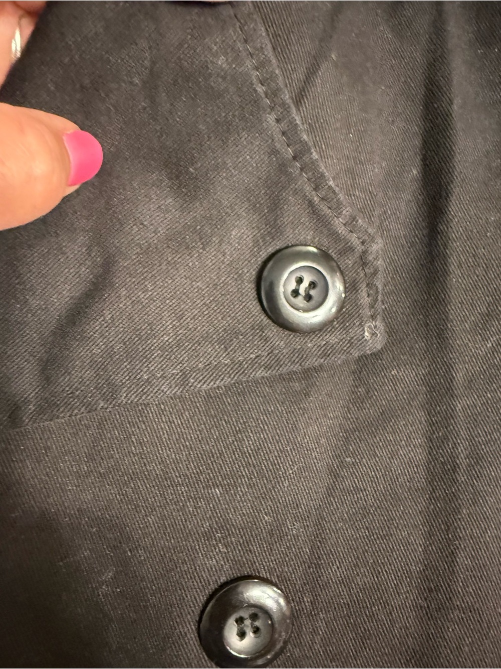Dolce & Gabbana Black Double Breasted Peacoat Jacket Epaulets Trench Coat Large - Picture 6 of 11